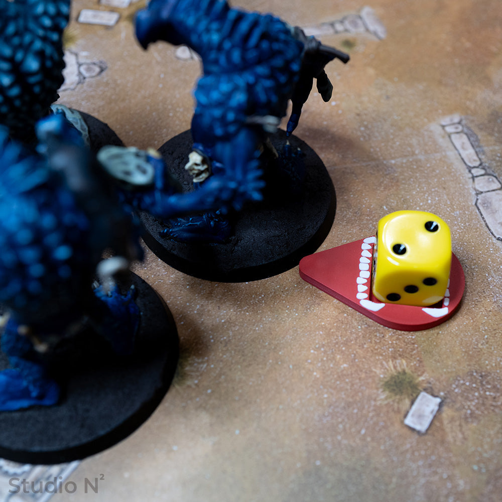 Wound Dice Tracker 16mm – Monster