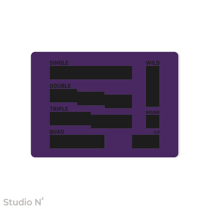 WC Dice Board - Modular Type｜ウォークライ用のファイターカードサイズに分割できるダイス管理トレイ✧