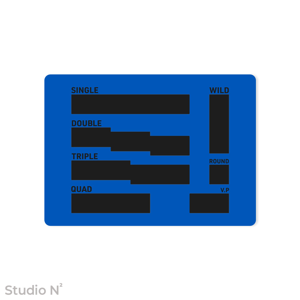 WC Dice Board - Modular Type｜ウォークライ用のファイターカードサイズに分割できるダイス管理トレイ✧