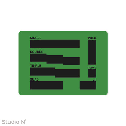 WC Dice Board - Modular Type｜ウォークライ用のファイターカードサイズに分割できるダイス管理トレイ✧