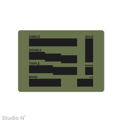 WC Dice Board - Modular Type｜ウォークライ用のファイターカードサイズに分割できるダイス管理トレイ✧