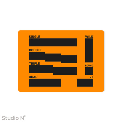 WC Dice Board - Modular Type｜ウォークライ用のファイターカードサイズに分割できるダイス管理トレイ✧