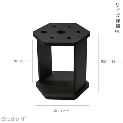 ドンタスシラブ - 筆の先を下向けにして管理できるブラシスタンド