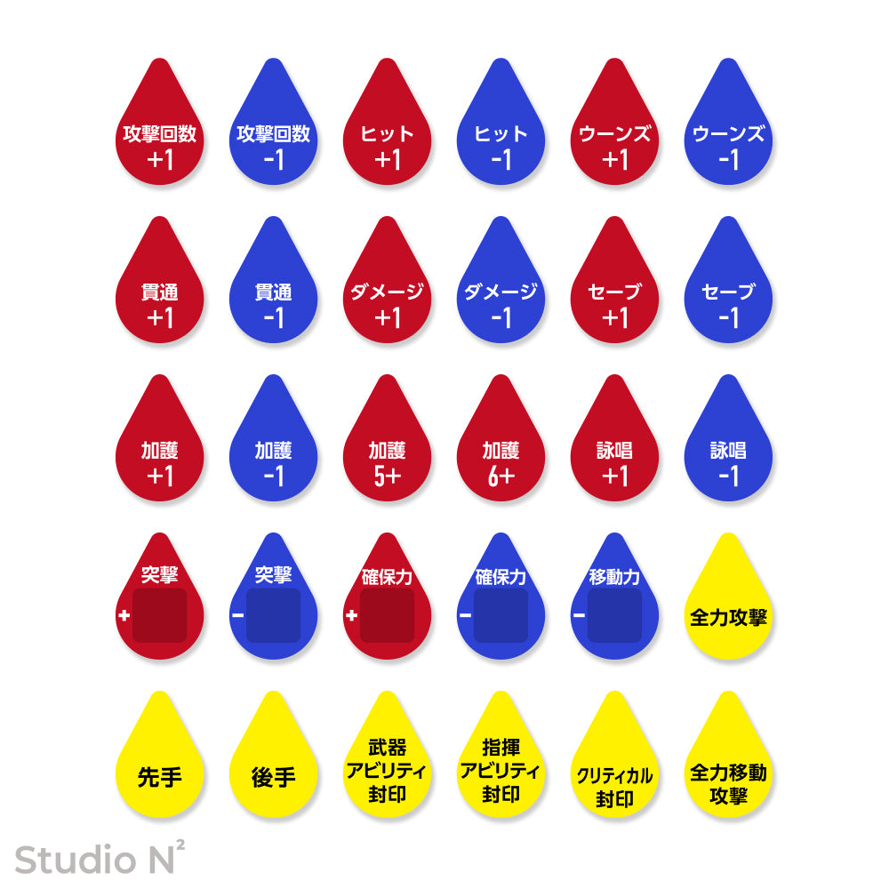 7Gold Realm Markers｜AoS向けマーカー30個セット