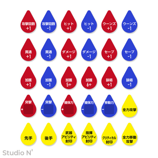 7Gold Realm Markers｜AoS向けマーカー30個セット