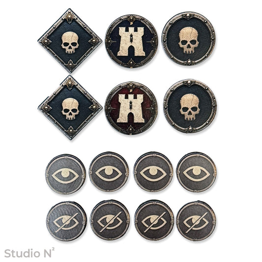 Battle Sigil Markers – Standard｜40k 11版対応 片面印刷マーカー