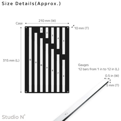 Inch Rack 12｜1〜12インチを素早く測れるレンジツール