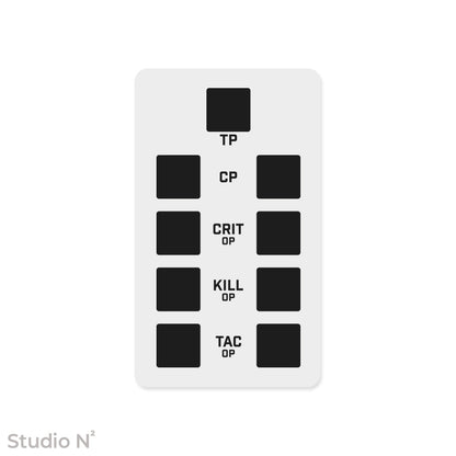 KT Dice Board Duo｜キルチーム用の二人で使えるスコア管理トレイ✧