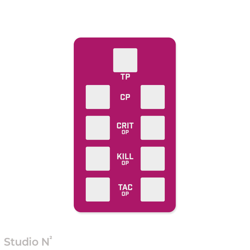 KT Dice Board Duo｜キルチーム用の二人で使えるスコア管理トレイ✧