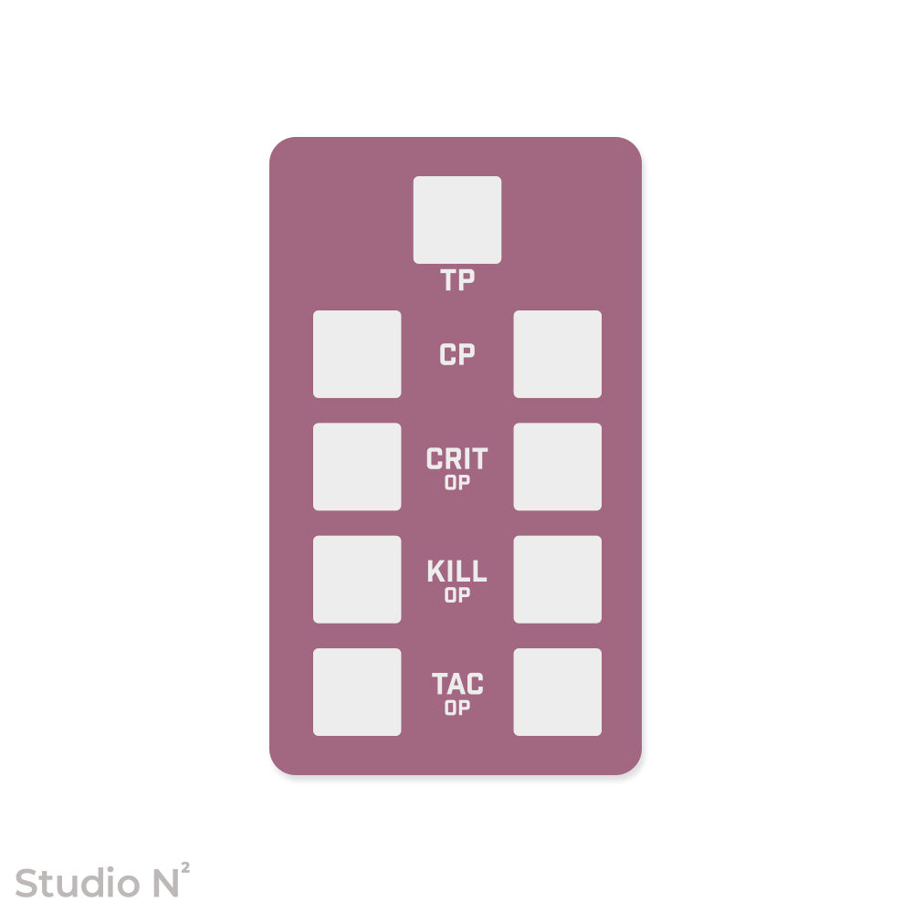 KT Dice Board Duo｜キルチーム用の二人で使えるスコア管理トレイ✧