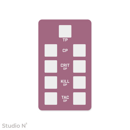 KT Dice Board Duo｜キルチーム用の二人で使えるスコア管理トレイ✧