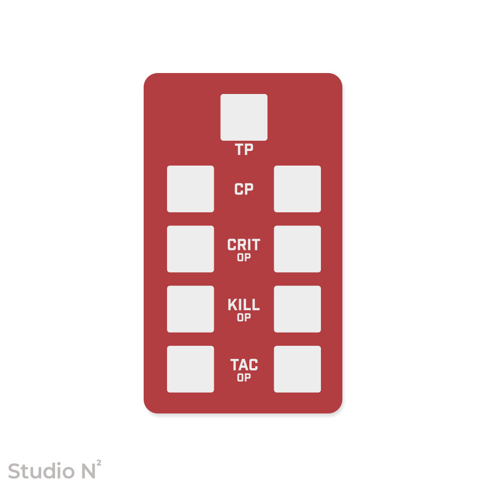 KT Dice Board Duo｜キルチーム用の二人で使えるスコア管理トレイ✧