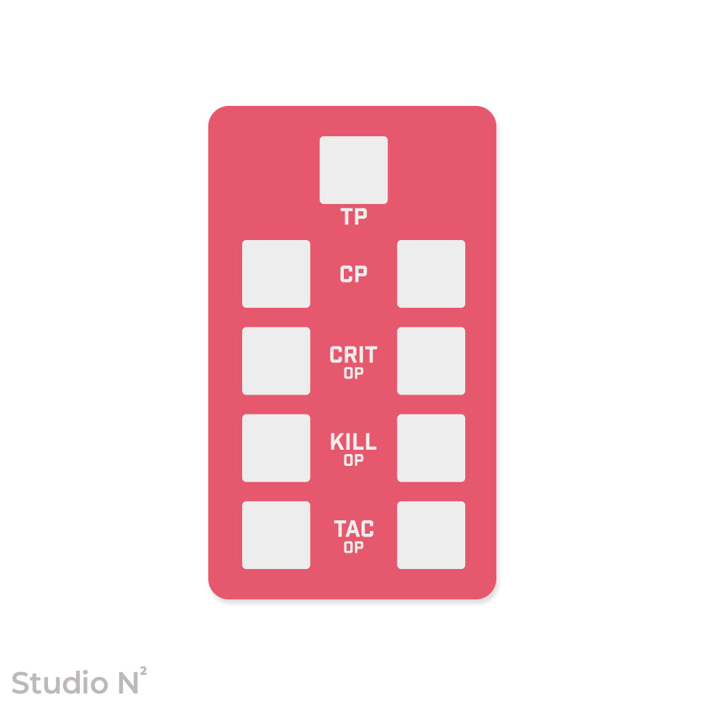 KT Dice Board Duo｜キルチーム用の二人で使えるスコア管理トレイ✧