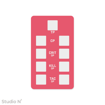 KT Dice Board Duo｜キルチーム用の二人で使えるスコア管理トレイ✧