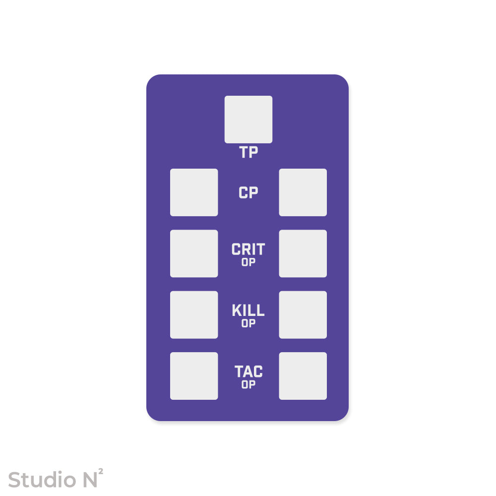 KT Dice Board Duo｜キルチーム用の二人で使えるスコア管理トレイ✧