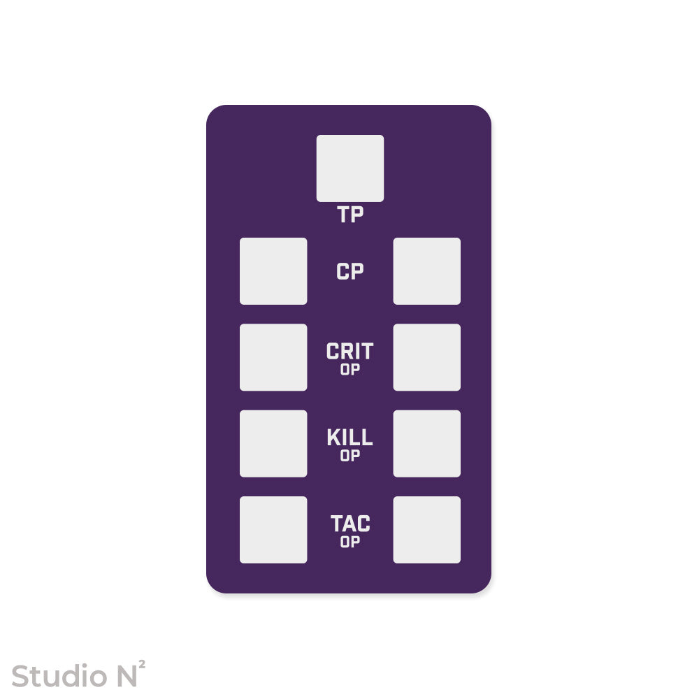 KT Dice Board Duo｜キルチーム用の二人で使えるスコア管理トレイ✧