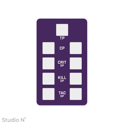 KT Dice Board Duo｜キルチーム用の二人で使えるスコア管理トレイ✧