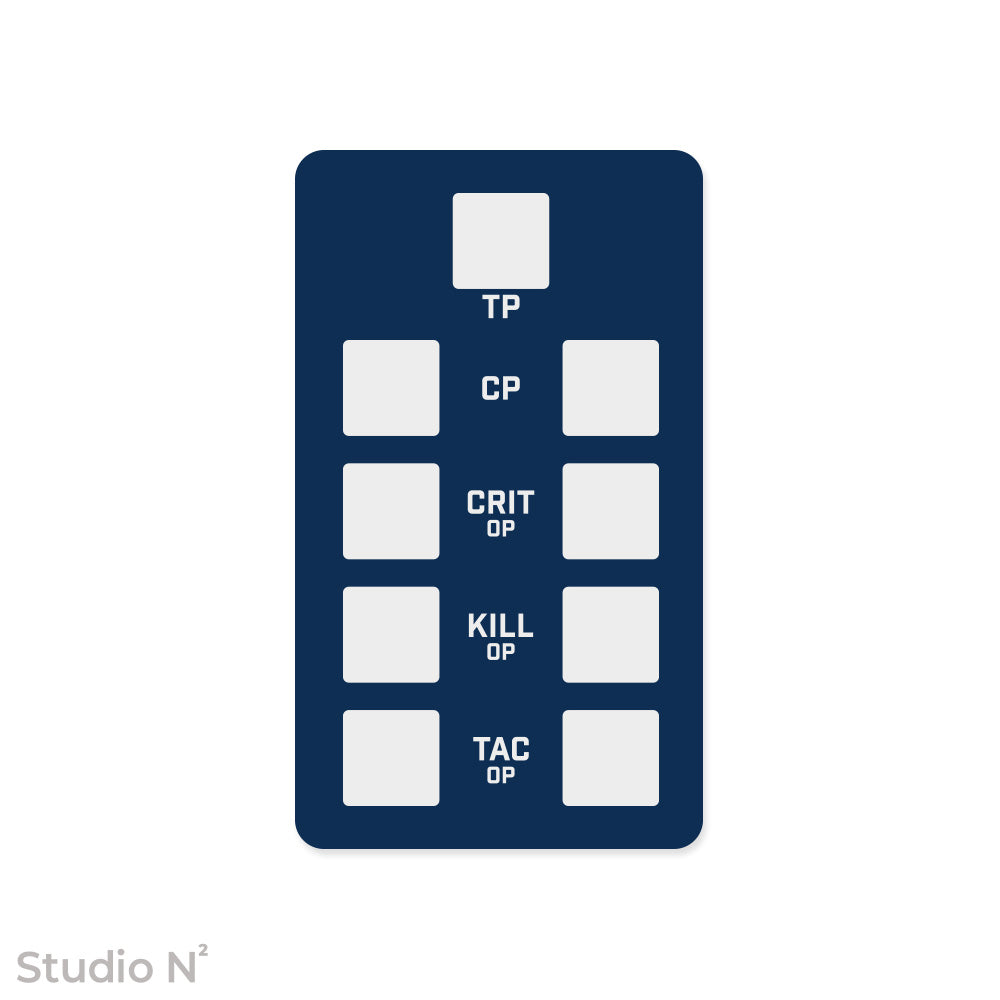 KT Dice Board Duo｜キルチーム用の二人で使えるスコア管理トレイ✧