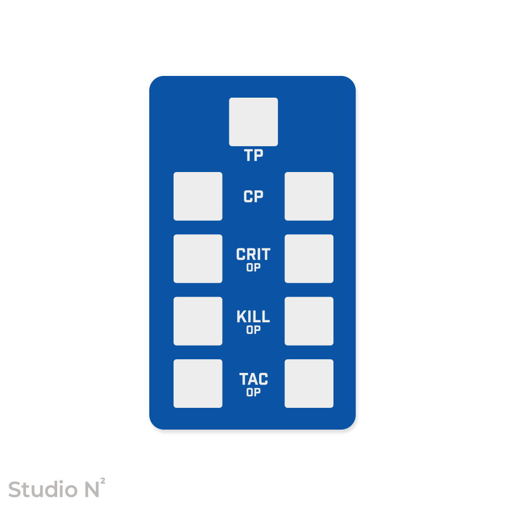KT Dice Board Duo｜キルチーム用の二人で使えるスコア管理トレイ✧