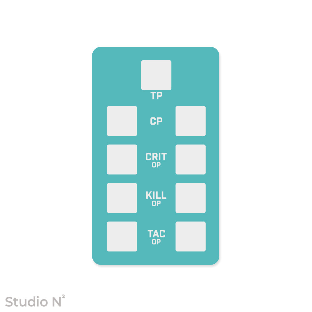 KT Dice Board Duo｜キルチーム用の二人で使えるスコア管理トレイ✧