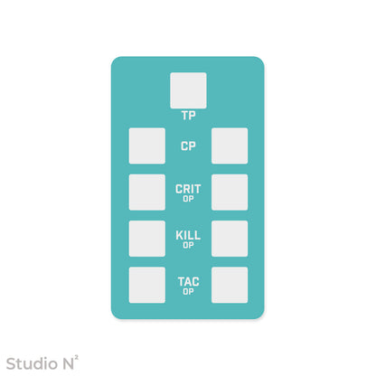 KT Dice Board Duo｜キルチーム用の二人で使えるスコア管理トレイ✧