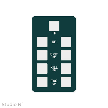 KT Dice Board Duo｜キルチーム用の二人で使えるスコア管理トレイ✧