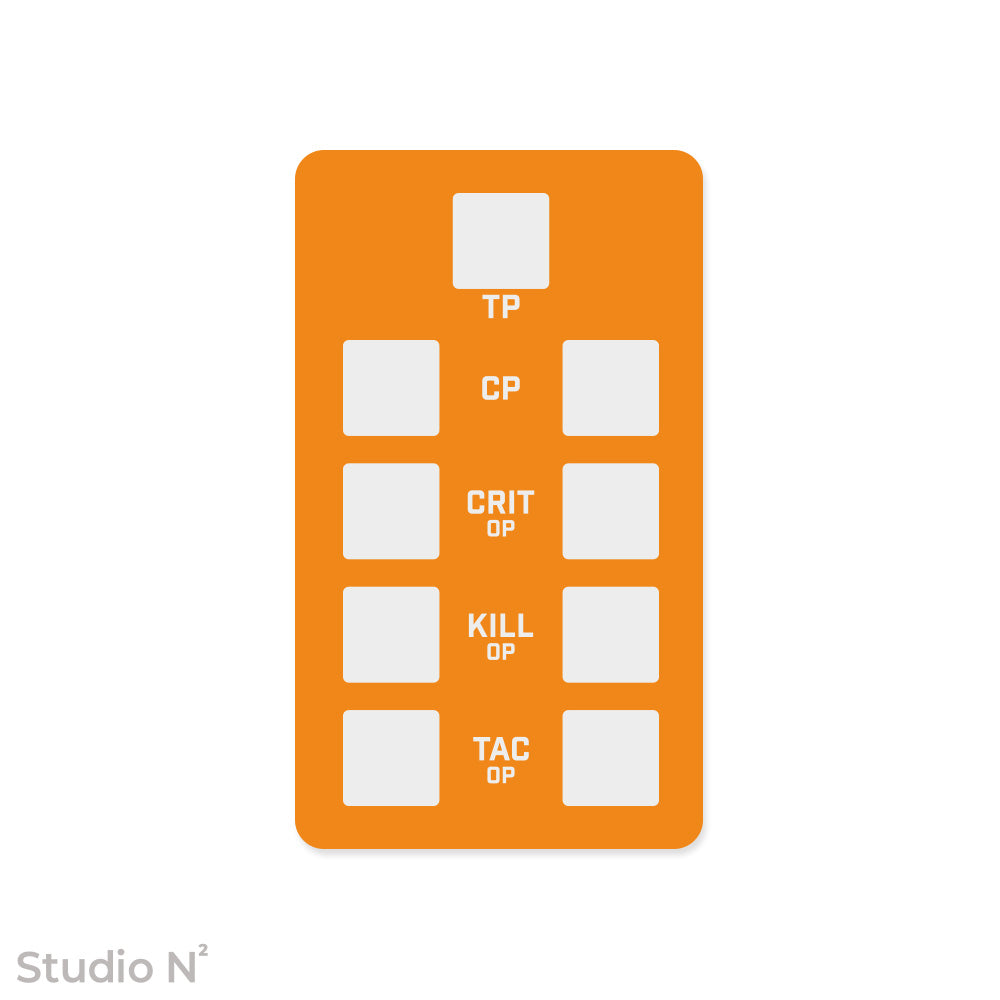 KT Dice Board Duo｜キルチーム用の二人で使えるスコア管理トレイ✧