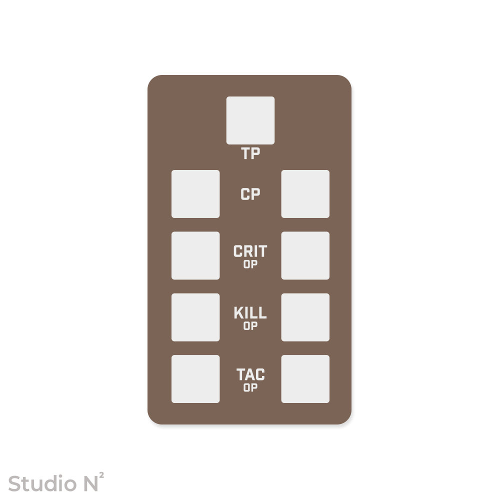 KT Dice Board Duo｜キルチーム用の二人で使えるスコア管理トレイ✧