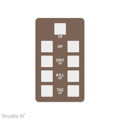 KT Dice Board Duo｜キルチーム用の二人で使えるスコア管理トレイ✧