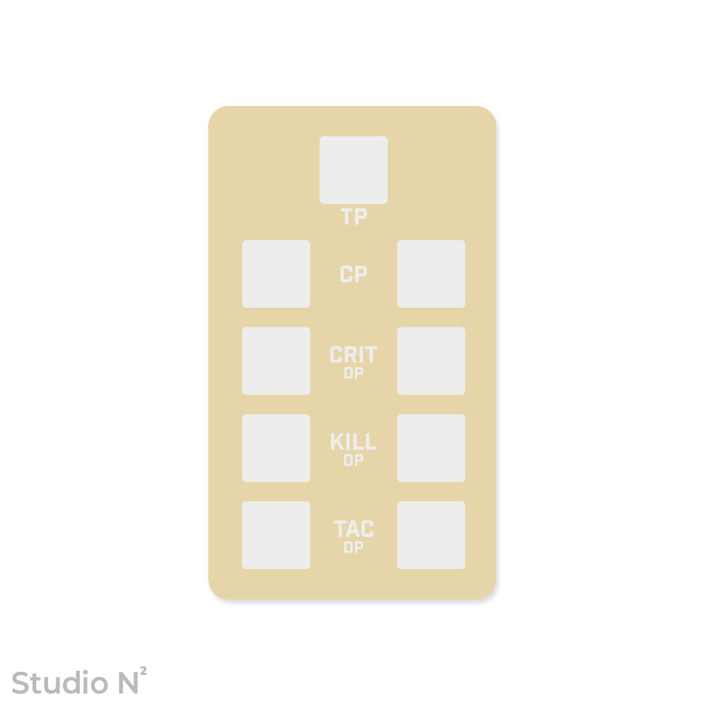 KT Dice Board Duo｜キルチーム用の二人で使えるスコア管理トレイ✧