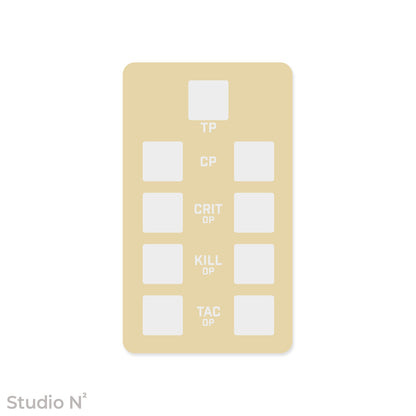 KT Dice Board Duo｜キルチーム用の二人で使えるスコア管理トレイ✧