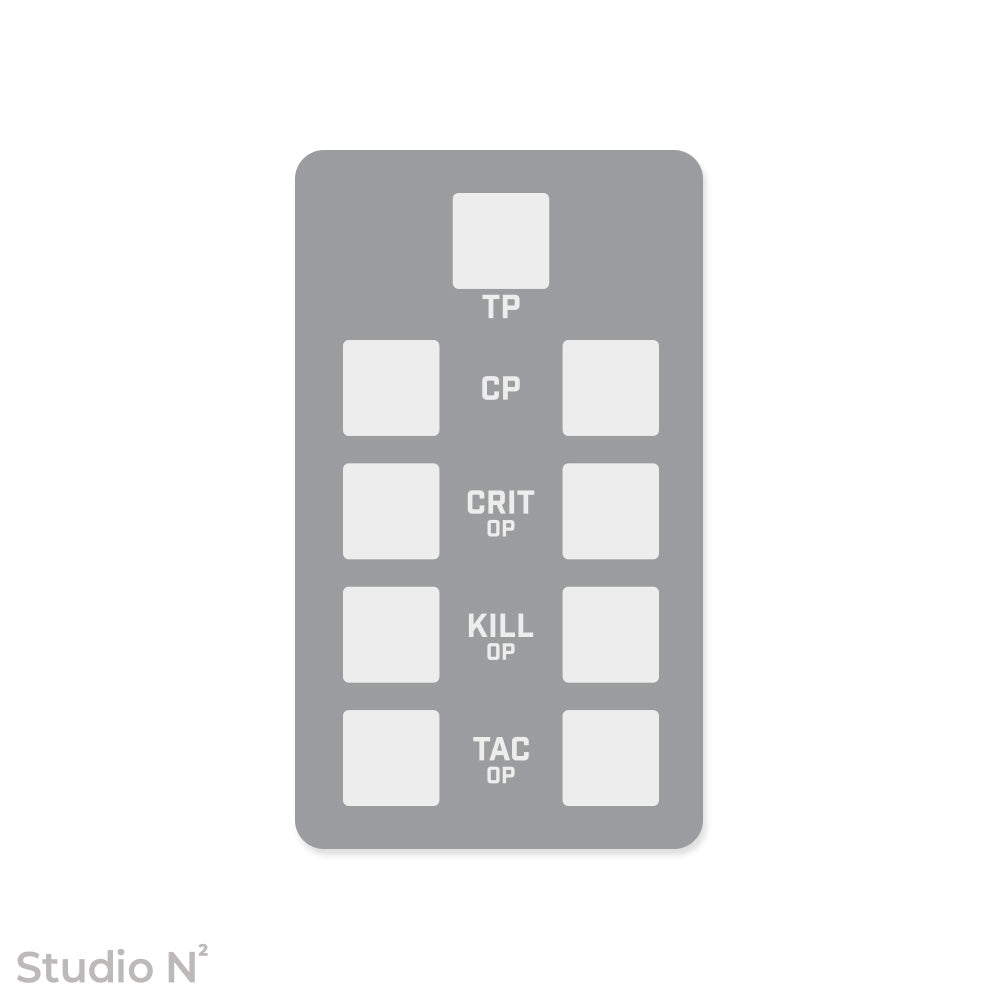 KT Dice Board Duo｜キルチーム用の二人で使えるスコア管理トレイ✧