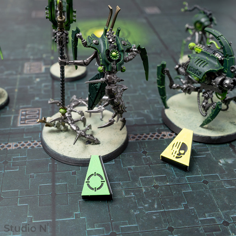 Quad Stance Tracker – KT　フルオーダー｜KILL TEAM用 スタンス管理4面トラッカー