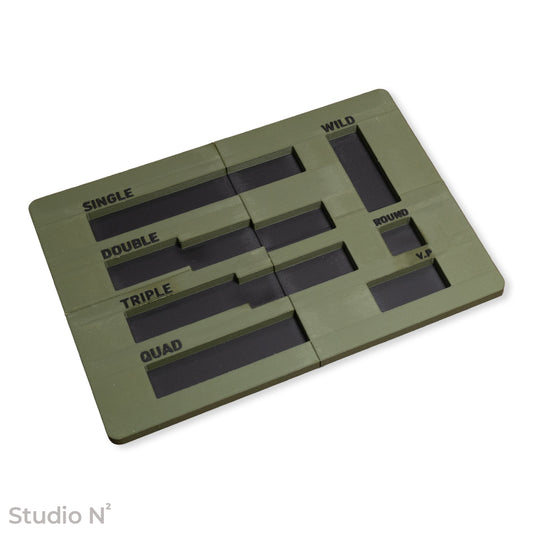 WC Dice Board - Modular Type｜ウォークライ用のファイターカードサイズに分割できるダイス管理トレイ✧