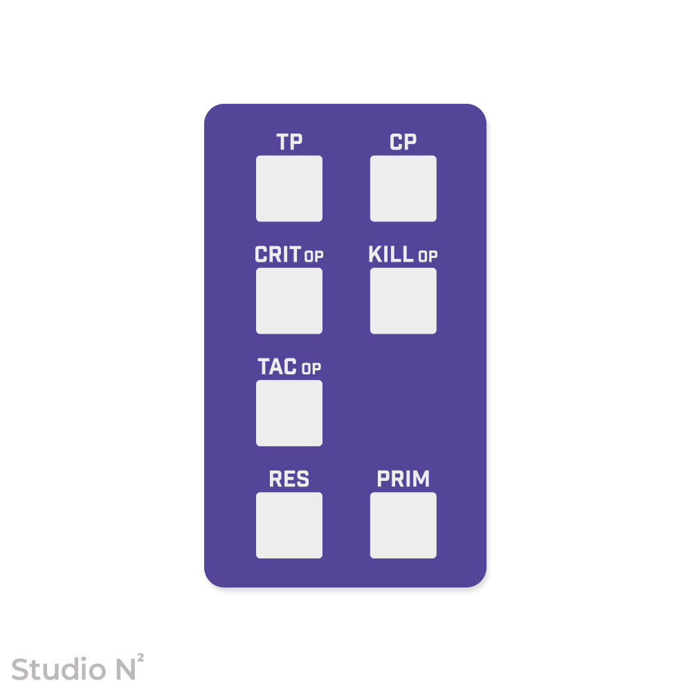 KT Dice Board｜キルチーム用のスコア管理トレイ✧