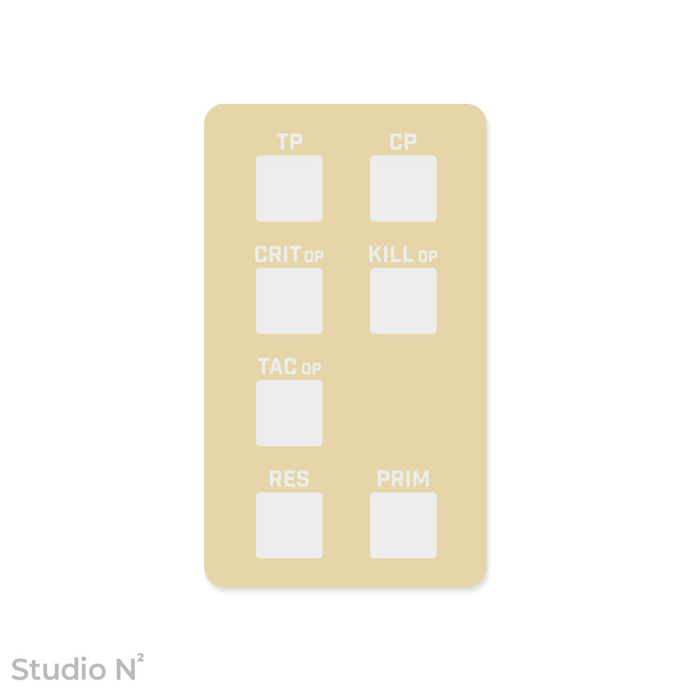 KT Dice Board｜キルチーム用のスコア管理トレイ✧